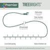 2000 LED Multi-Action Treebrights with Timer | White | 141136
