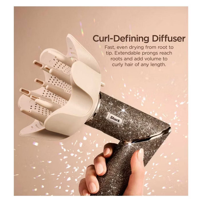 Load image into Gallery viewer, Shark FlexStyle Sparkle 5-in-1 Air Styler Champagne | HD446JSUK
