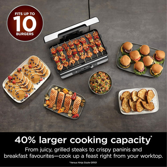Ninja Sizzle Low Smoke Indoor Grill & Flat Plate | GX101UK