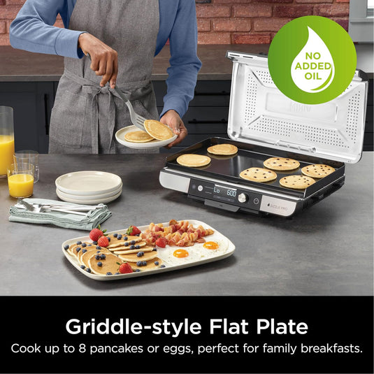 Ninja Sizzle Low Smoke Indoor Grill & Flat Plate | GX101UK