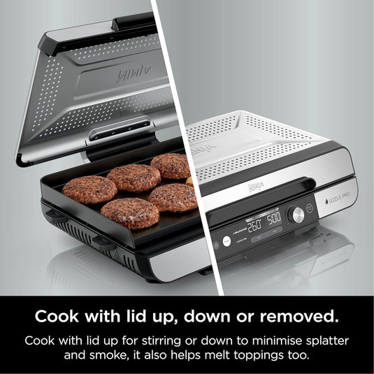 Ninja Sizzle Low Smoke Indoor Grill & Flat Plate | GX101UK