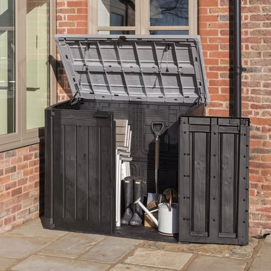 XL dark grey storage box