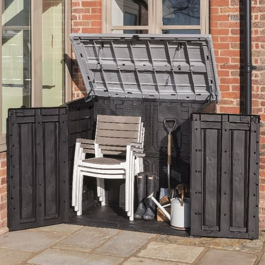 XL dark grey storage box