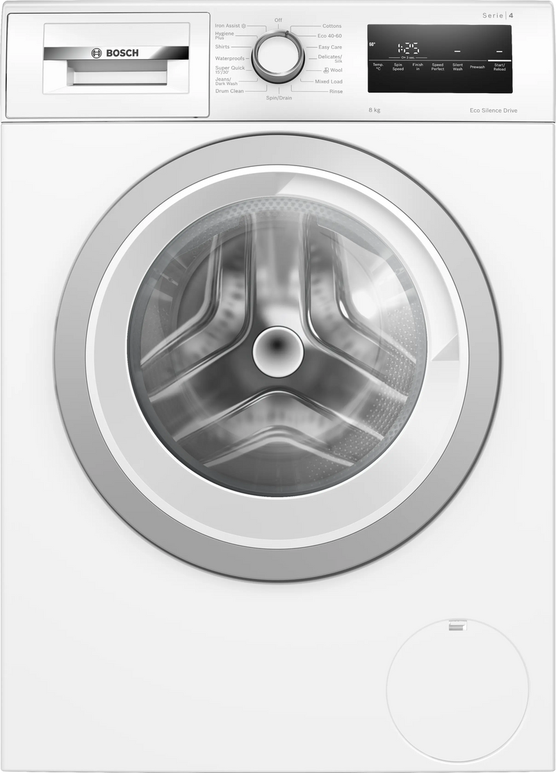 Załaduj obraz do przeglądarki galerii, Bosch Series 4 Washing Machine | 8kg | 1400 Spin | White | WAN28258GB
