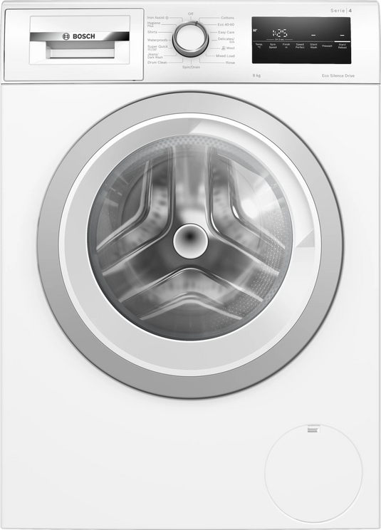 Bosch Series 4 Washing Machine | 8kg | 1400 Spin | White | WAN28258GB