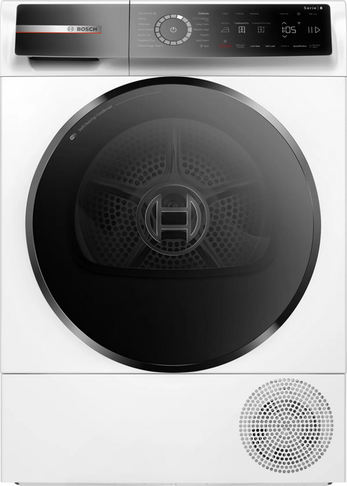 Bosch Series 8 Heat Pump Condenser Dyer | 9KG | White | WQB246C9GB