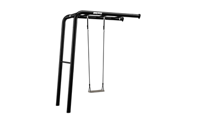 Play base wall with swing