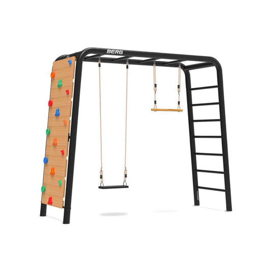 Berg Playbase Medium | TL | with Rubber Seat & Trapeze & Climbing Wall | 22.21.04.00