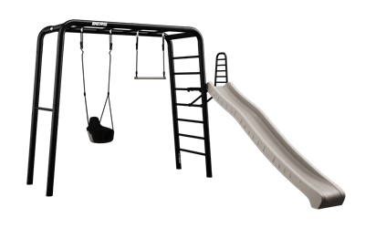 Play Base Set with slide and swings and a climbing ladder