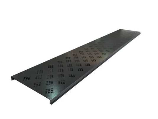 trellis panel with diamond holes in anthracite grey