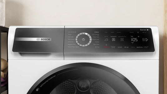 Bosch Series 8 Heat Pump Condenser Dyer | 9KG | White | WQB246C9GB