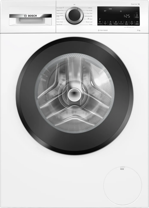 Bosch Series 6 Washing Machine | 9kg | 1400 Spin  | White | WGG24400GB