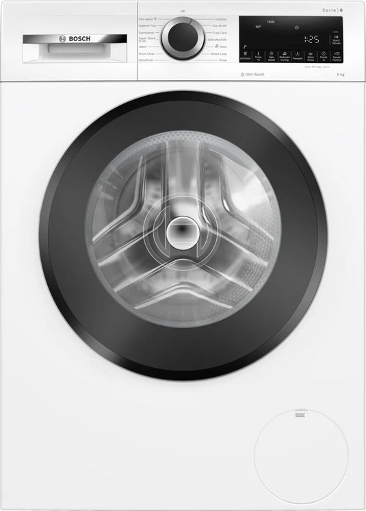 Bosch Series 6 Washing Machine | 9kg | 1400 Spin  | White | WGG24400GB