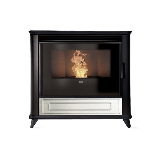 Klover Lady Air Wood Pellet Stove | 10.7KW | Ivory | KLLDAIV