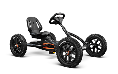 BERG go kart with four wheels, a seat, steering wheel 
