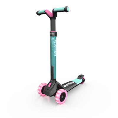 Berg scooter foldable deck with LED lights