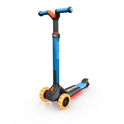 Berg scooter blue deck with LED Lights 