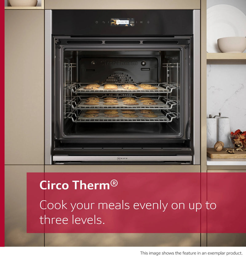 Load image into Gallery viewer, Neff N70 Single Oven Slide &amp; Hide Pyrolytic | B54CR71G0B
