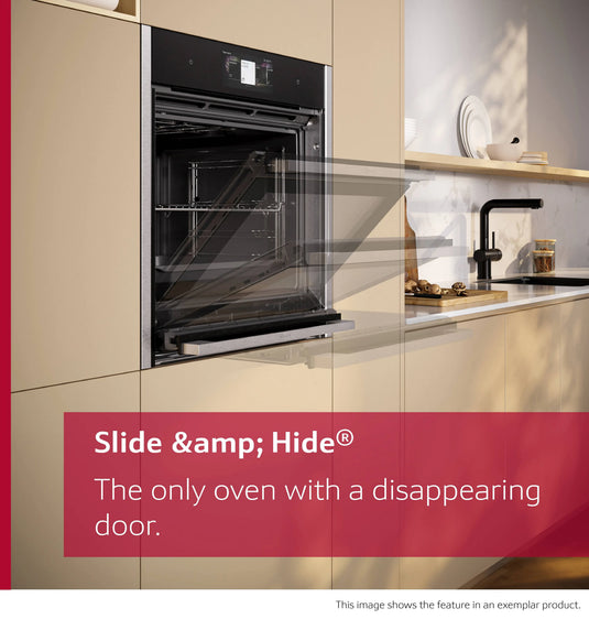 Neff N70 Single Oven Slide & Hide Pyrolytic | B54CR71G0B
