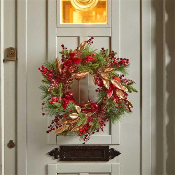 Завантажте зображення в засіб перегляду галереї, Ruby Velvet Wreath | 60cm |2543059
