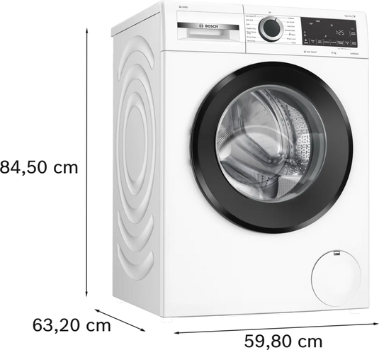 Bosch Series 6 Washing Machine | 10KG | i-DOS | 1400 Spin | White | WGG254F1GB