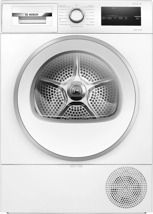 Bosch Series 4 Heat Pump Dryer | 8KG | White | WTH85224GB