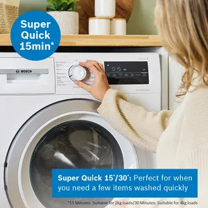 Bosch Series 4 Washing Machine | 9KG | 1400 Spin | White | WAN28259GB