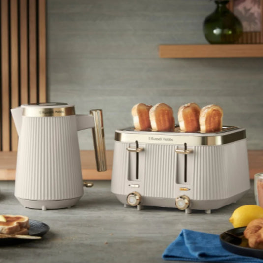 Russell Hobbs 4 Slice Toaster Bronte | Stone | 26771