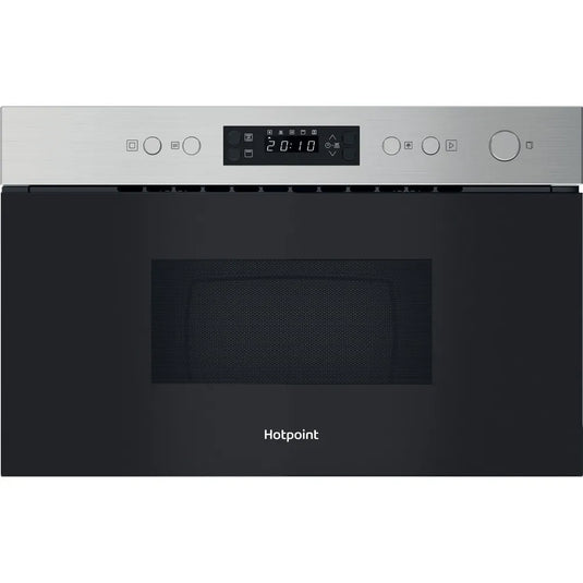 Hotpoint Class 3 Built In Microwave and Grill | Stainless Steel | HPM K12C XUK