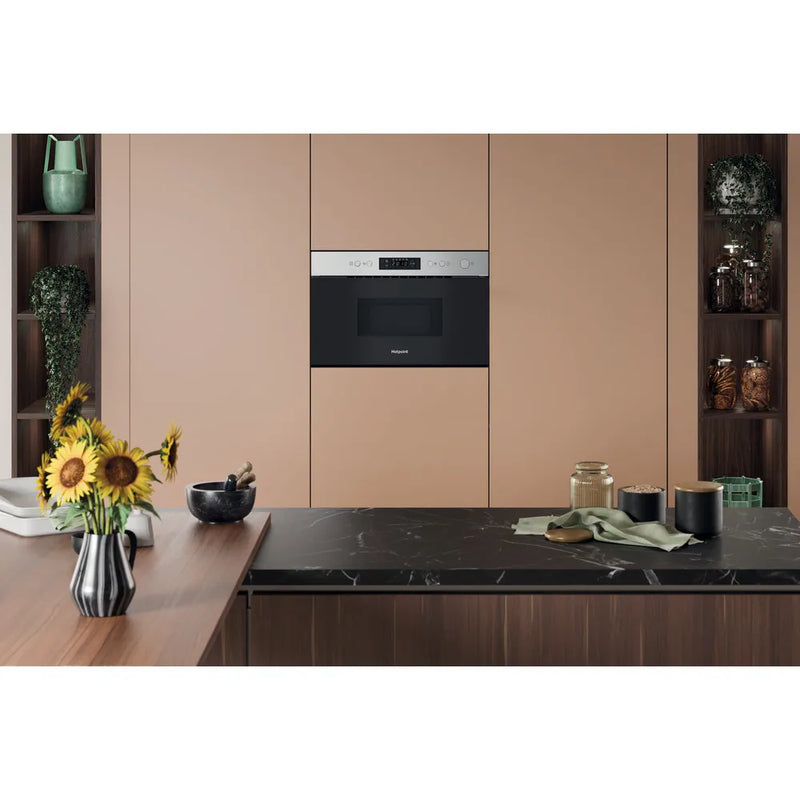 Load image into Gallery viewer, Hotpoint Class 3 Built In Microwave and Grill | Stainless Steel | HPM K12C XUK
