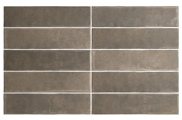 argile tile in cacao 6x24.6cm