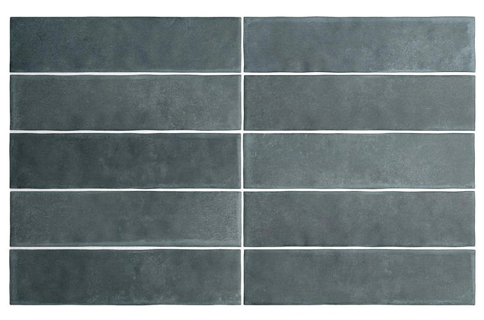 argile tile in glacier, 6x24.6cm