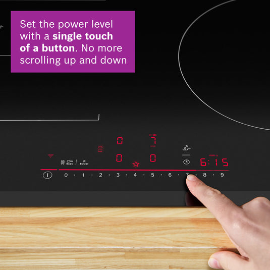 Bosch Series 6 Induction Hob | 80cm | Black Glass | PIV831HB1E