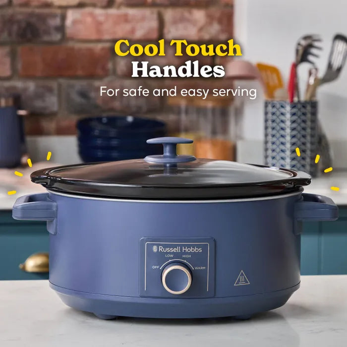 Load image into Gallery viewer, Russell Hobbs Slow Cooker Bronte | Soft Navy | 28780
