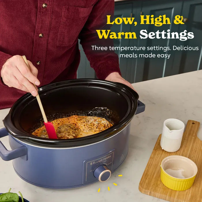 Load image into Gallery viewer, Russell Hobbs Slow Cooker Bronte | Soft Navy | 28780
