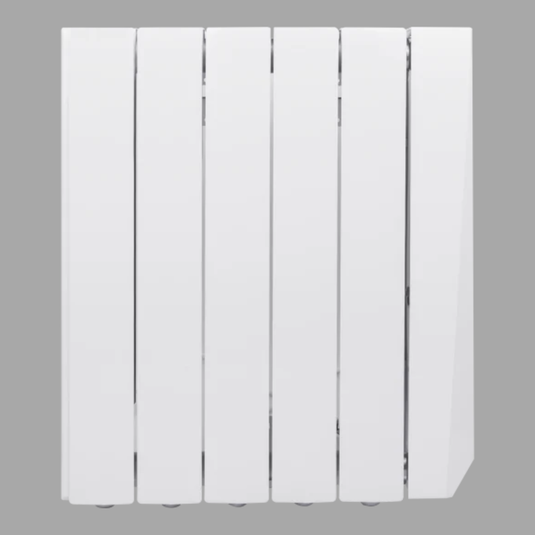 Luceco Masterplug Smartenergy Monitoring Oil Radiator 1000W | White | 5 Fins | Uk Plug | OILW100W5UK-MP