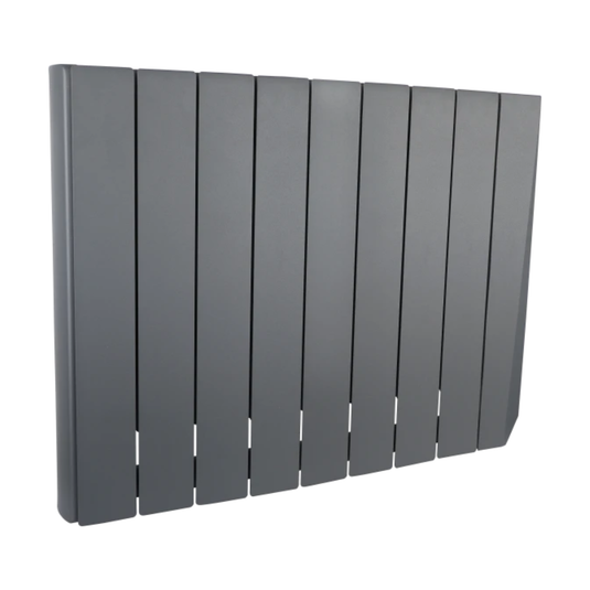 Luceco Masterplug Smartenergy Monitoring Oil Radiator | 1500W | Grey | 8 Fins | Uk Plug | OILW150G8UK-MP