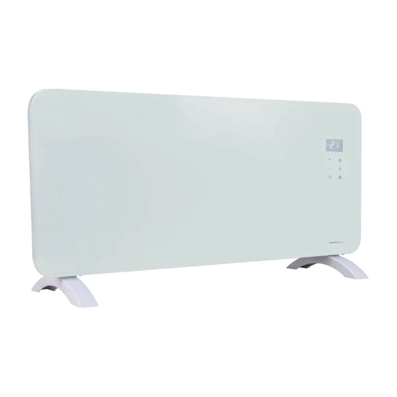 Załaduj obraz do przeglądarki galerii, Luceco Auraline Smartenergy Glass Panel Heater 2000W White - Uk Plug | FANGP200WUK-MP
