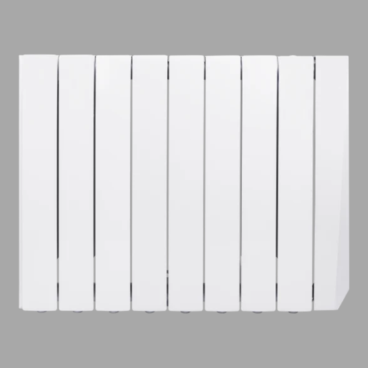 Luceco Masterplug Smartenergy Monitoring Oil Radiator 1500W | White | 8 Fins | Uk Plug | OILW150W8UK-MP