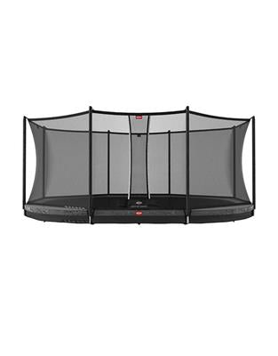 Berg Grand Favorit InGround Trampoline | 520CM/ 17FT | Safety Net Comfort | Grey | 30.23.65.31