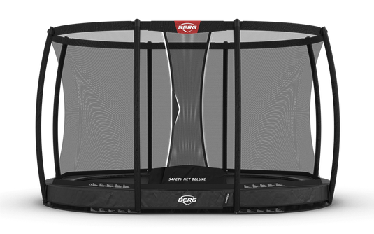 Berg Grand Champion InGround Trampoline | 350CM/ 11FT | Safety Net Deluxe | Grey | 30.33.73.32
