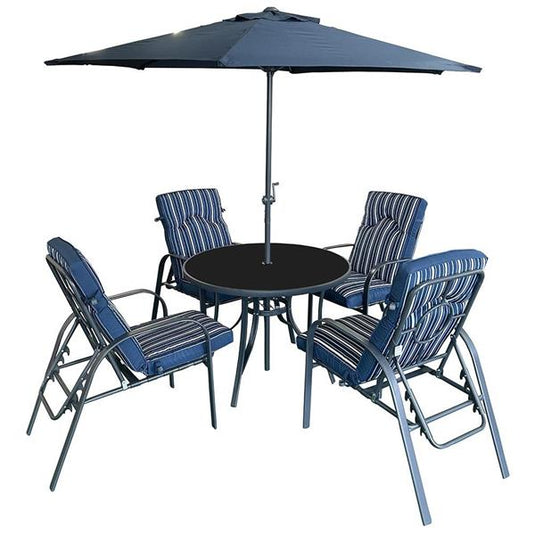 Provence 4 Seater Round Cushioned Set | 301025