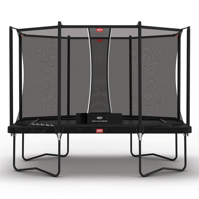 Berg Ultim Favorit Regular Trampoline | 330CM/ 11FT | Safety Net Comfort | Black | 32.25.63.40