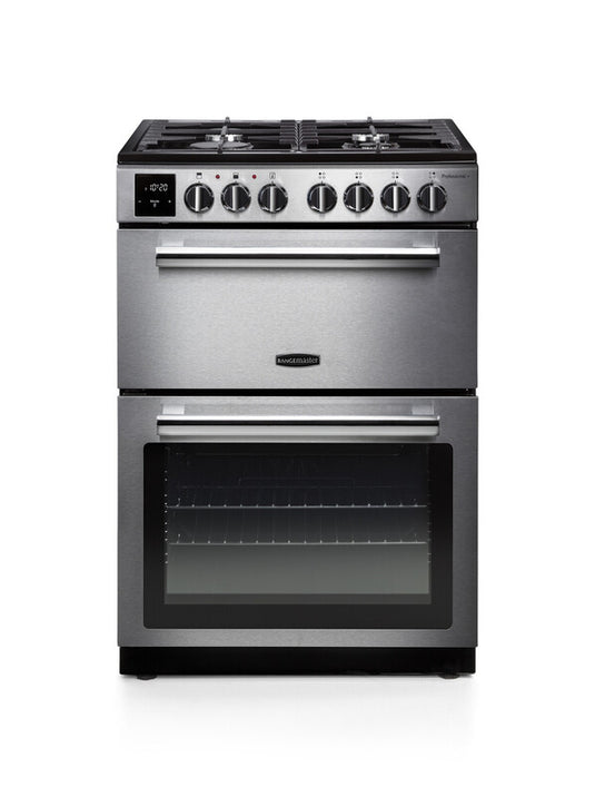 Rangemaster Professional+ 60cm | Dual Fuel | Stainless Steel & Chrome | 128160 | PROPL60DFFSS/C