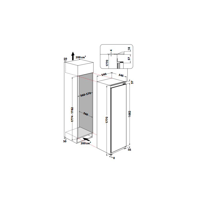 Load image into Gallery viewer, Whirlpool Freezer | 177x54cm | WHSD18F023C1
