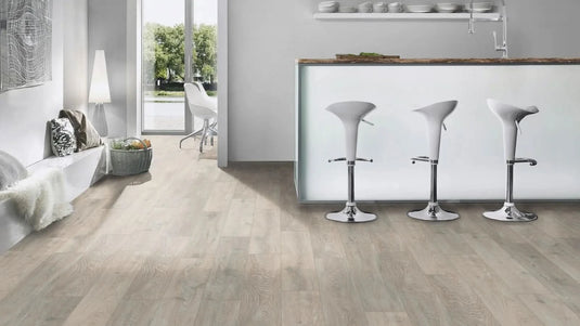 porto oak laminate flooring displayed in a living area