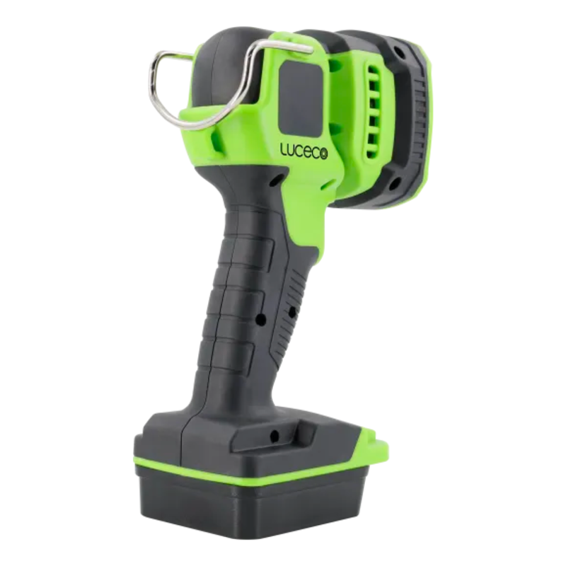 Завантажте зображення в засіб перегляду галереї, Luceco 18V Battery Powered Led Spot Light  With Adaptors | 2000Lm | 6500K | LILSPV200G65-01
