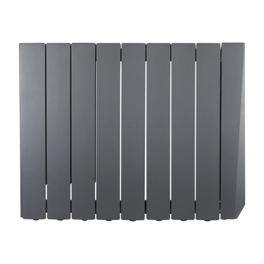 Luceco Masterplug Smartenergy Monitoring Oil Radiator | 1500W | Grey | 8 Fins | Uk Plug | OILW150G8UK-MP