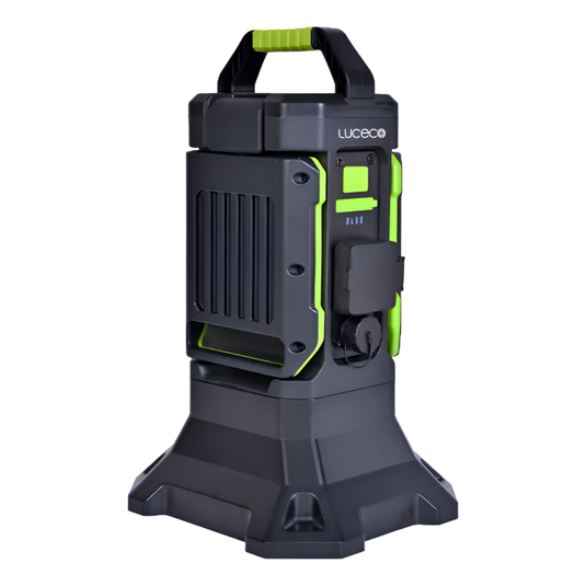 Luceco Hybrid Worklight 18V Battery Adaptor | 240V | 3500Lm  | LILHYV350G65UK-01