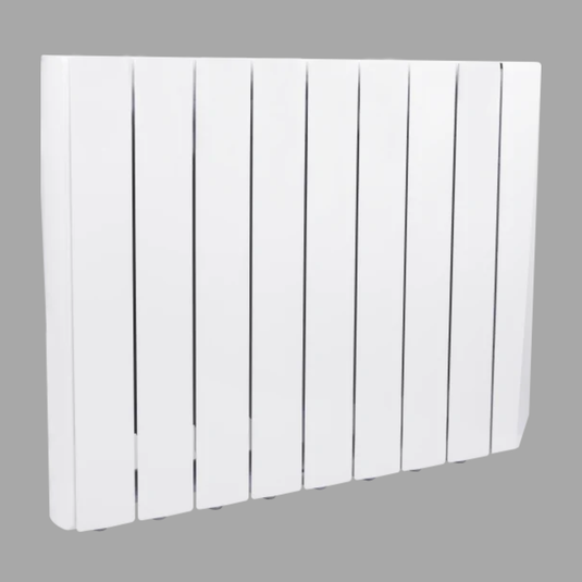 Luceco Masterplug Smartenergy Monitoring Oil Radiator 1500W | White | 8 Fins | Uk Plug | OILW150W8UK-MP